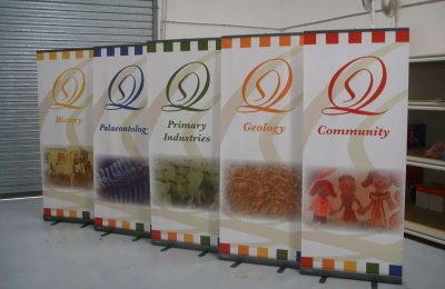 pull up banners for event signage by colorcorp